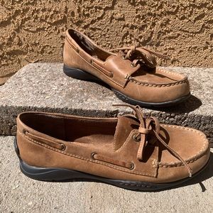 Aerosoles Women’s Size 7 Brown Leather Boat Shoes